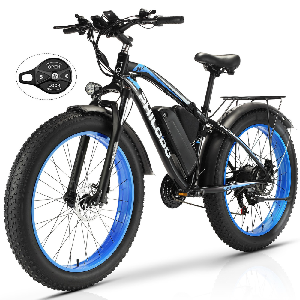 Electric Fat Tyre Blke – Removable 48V 17.5Ah Battery, Up to 56 km/h