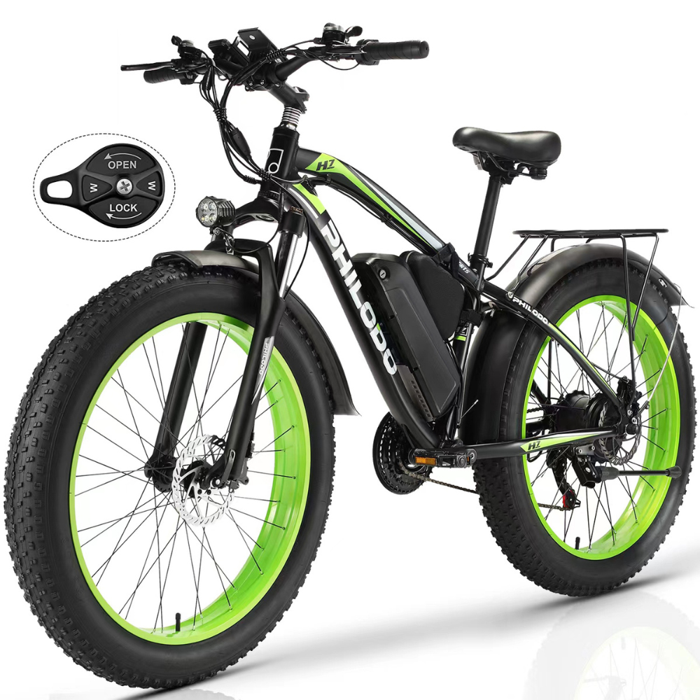 Electric Fat Tyre Blke – Removable 48V 17.5Ah Battery, Up to 56 km/h