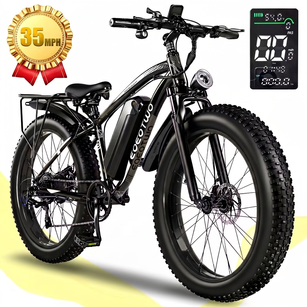 Electric Fat Tyre Blke – Removable 48V 17.5Ah Battery, Up to 56 km/h
